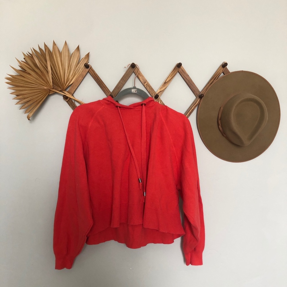 Red hoodie
